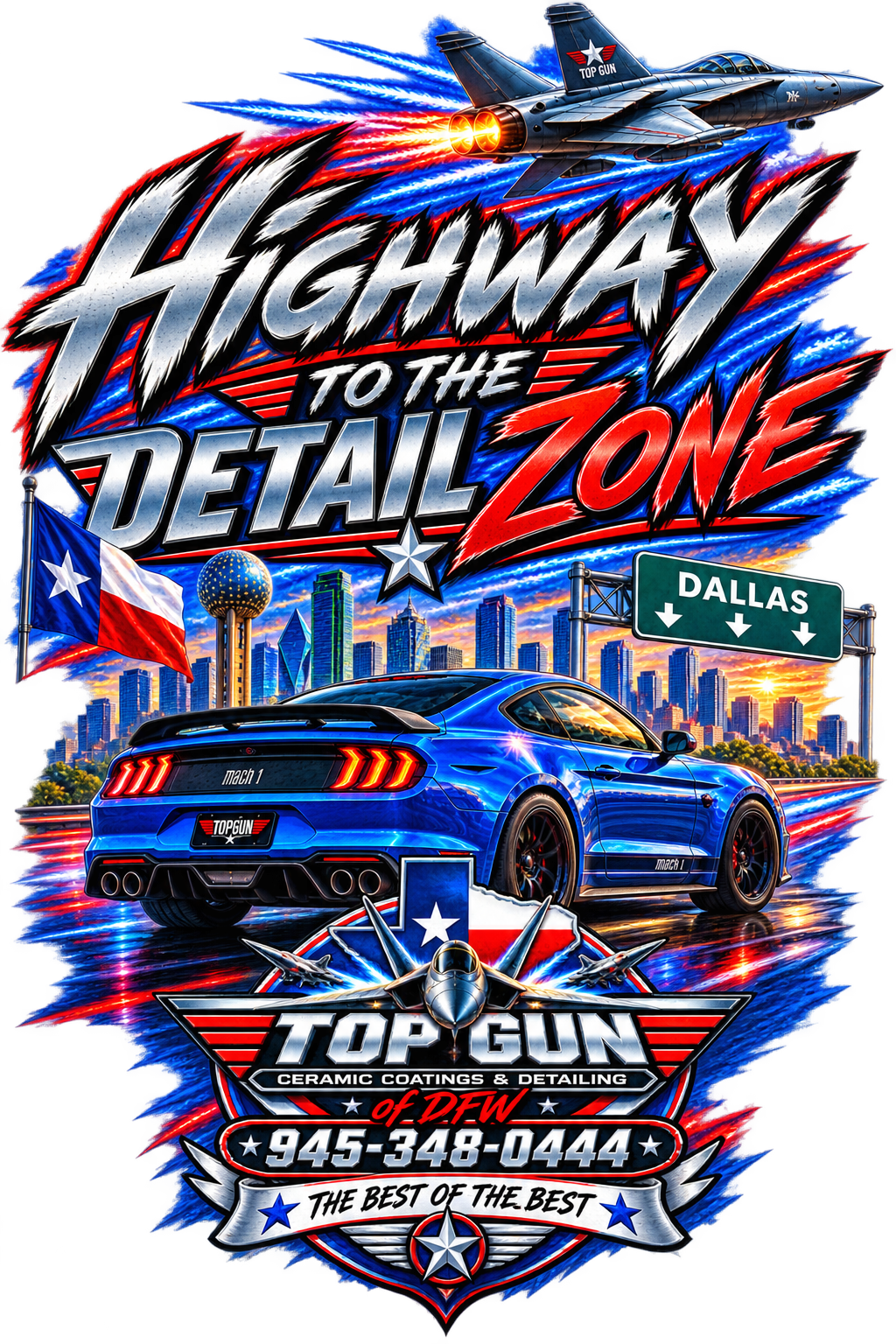 Highway to the Detail Zone - Top Gun Ceramic Coatings & Detailing of DFW