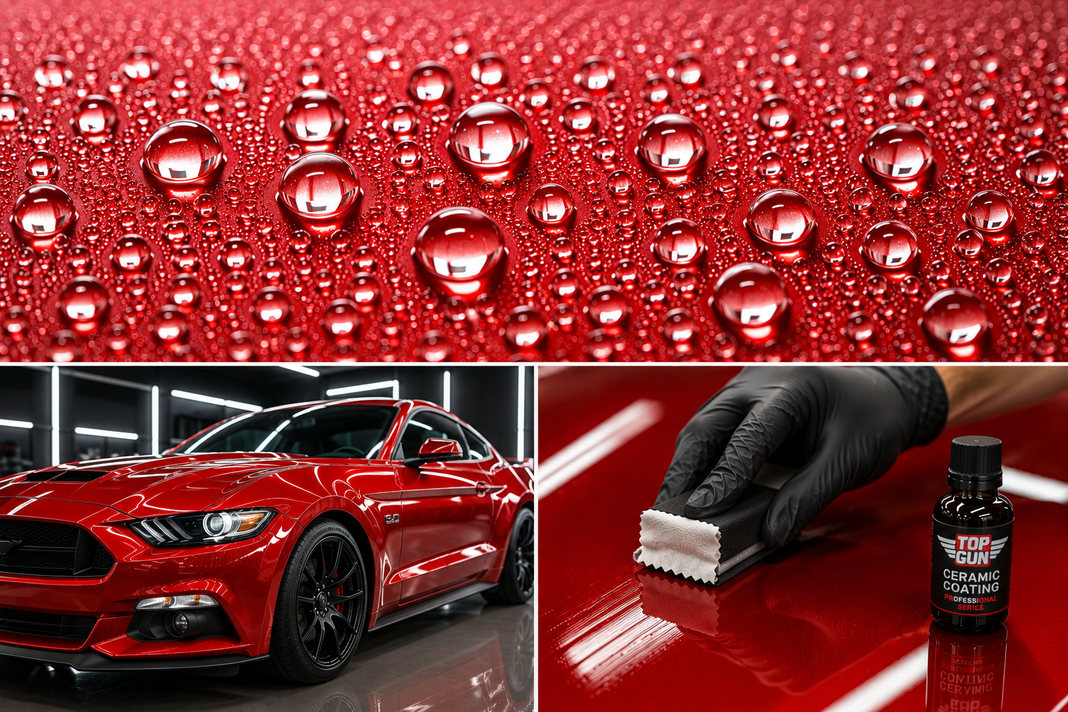 Ceramic Coatings DFW - High Contact Angle Water Beading